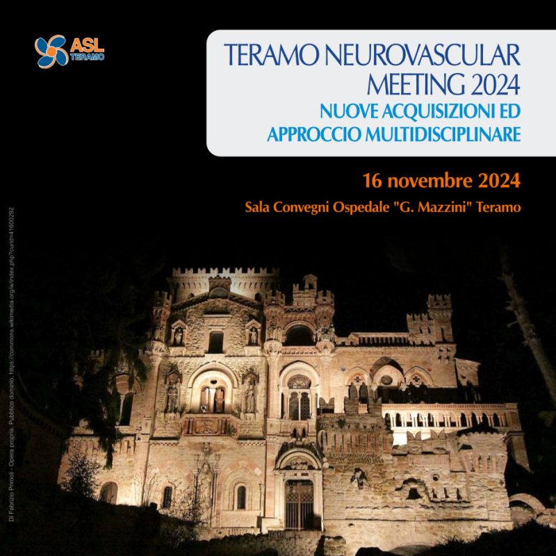 Teramo neurovascular meeting 2024 - nuove acquisizioni ed approccio multidisciplinare - 16 novembre 2024