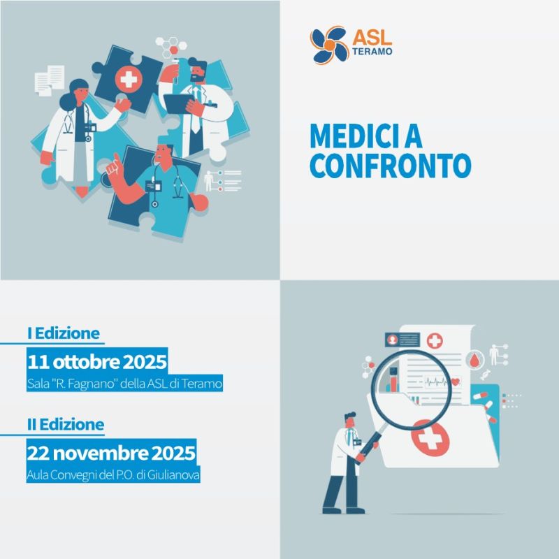 Medici a confronto - I Edizione 11 ottobre 2025 - II Edizione 22 novembre 2025 - Teramo