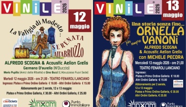 Rassegna “Vinile 2026” - 12 e 13 maggio 2026 Teatro Fenaroli